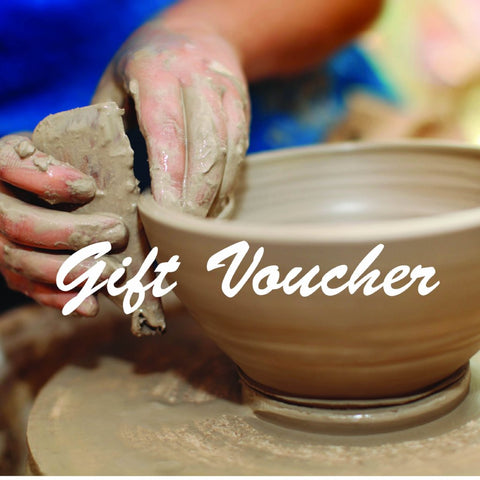 Pottery class gift voucher