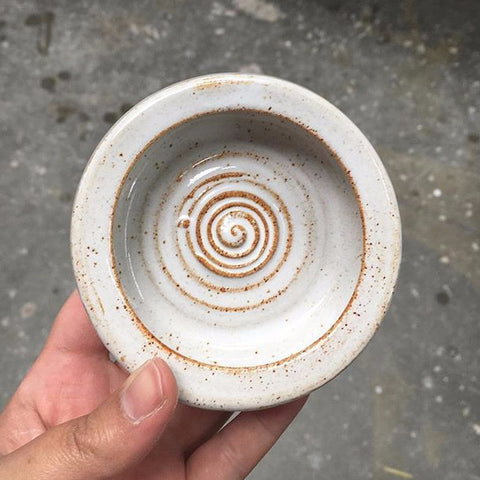 Handmade on the pottery wheel